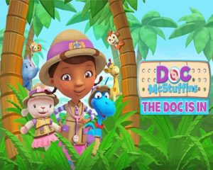 Doc McStuffins The Doc Is In Poster Diamond Paintings