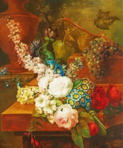 Flowers On An Entablature Van Huysum Diamond Paintings