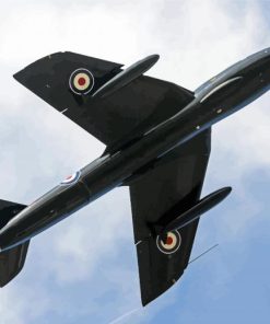Hawker Hunter Aircraft Diamond Painting