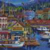 Ketchikan Building Art Diamond Paintings