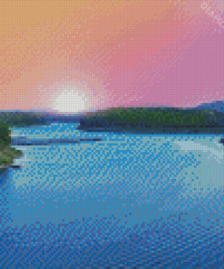 Lake Cumberland Sunset Diamond Paintings