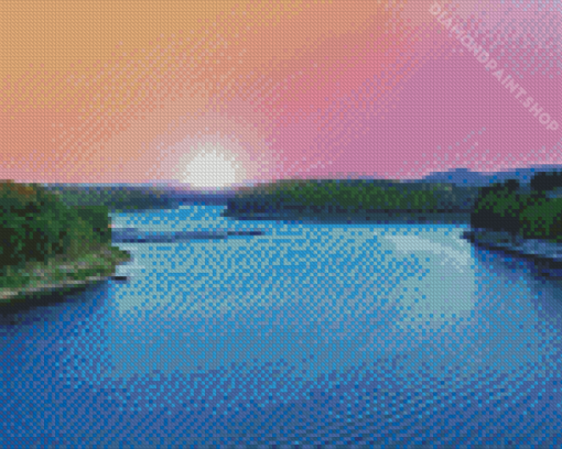 Lake Cumberland Sunset Diamond Paintings