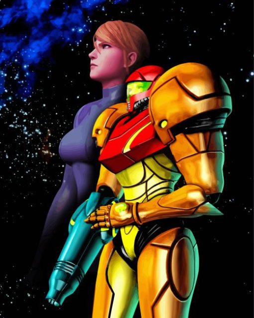 Metroid Samus Diamond Paintings