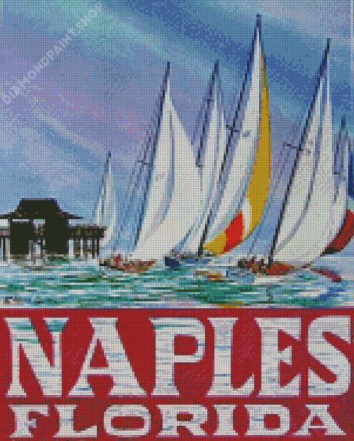 Naples Fl Poster Diamond Paintings