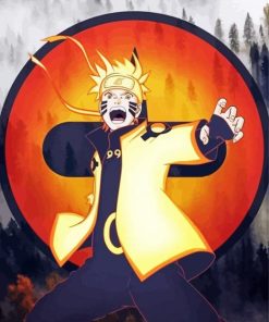 Naruto Uzumaki Nine Tails Sage Mode Diamond Paintings