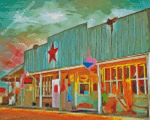 Old Western Town Diamond Painting