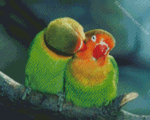 Parrot Love Bird Diamond Paintings