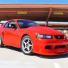 Red 2000 Ford Mustang Gt Diamond Paintings