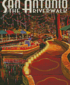 Riverwalk Poster Diamond Paintings