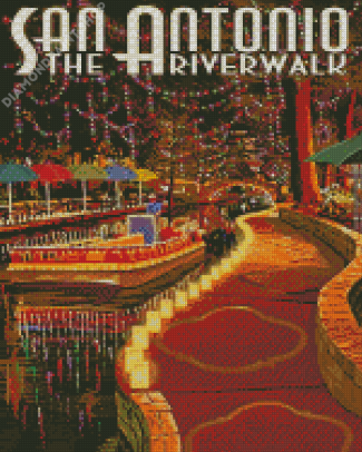 Riverwalk Poster Diamond Paintings