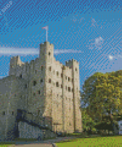 Rochester Castle England Buildings Diamond Paintings