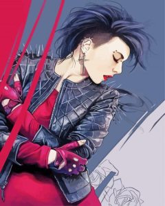 Rock Girl Diamond Paintings
