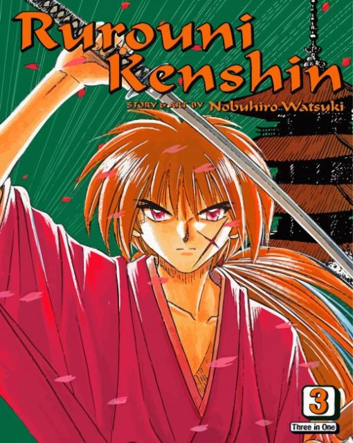 Rurouni Kenshin Vintage Anime Diamond Paintings