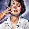 Smoke Girl Diamond Paintings
