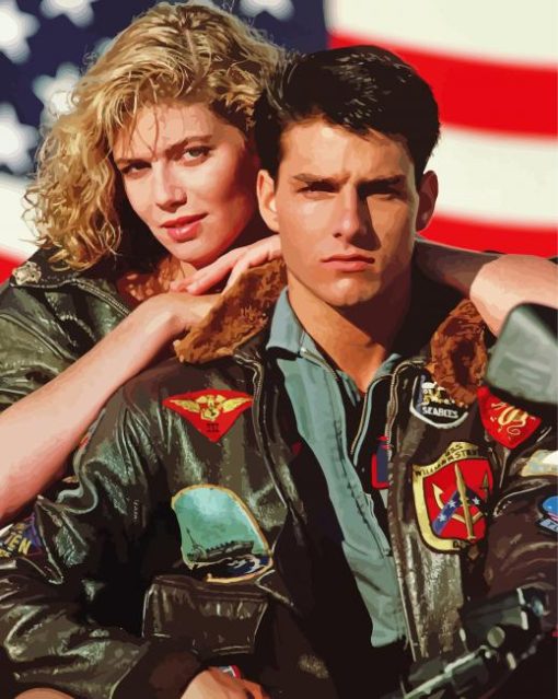 Tom Cruise Top Gun Movie Diamond Painting