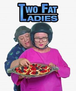 Two Fat Ladies Poster Diamond Paitntings