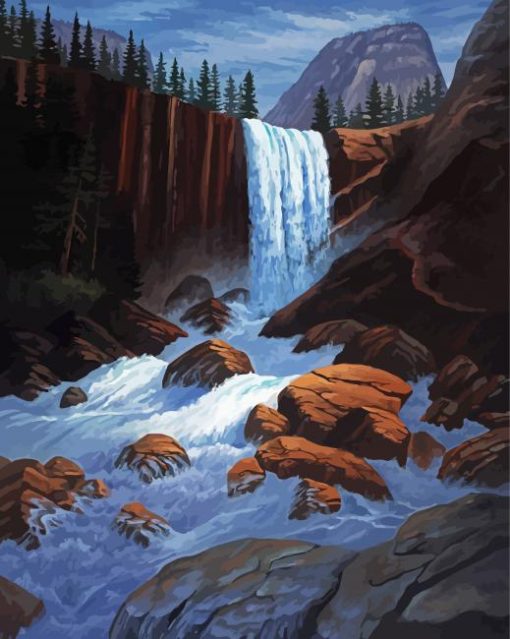 Vernal Falls Diamond Paintings