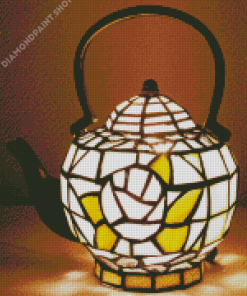 Victorian Teapot Lamp Deco Diamond Painting