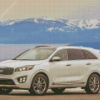 White Kia Sorento Diamond Paintings