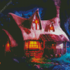 Witches Cabin Diamond Paintings