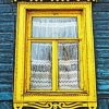 Yellow Window Diamond Paintings