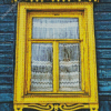 Yellow Window Diamond Paintings
