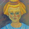 Young Girl Portrait Miro Art Diamond Paintings