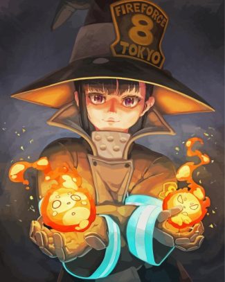 Anime Fire Witch | Sticker