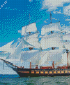 Aesthetic American Tall Ships Diamond Paintings