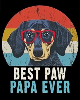 Best Paw Papa Ever Dog Quote Diamond Paintings