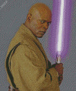 Cool Mace Windu Diamond Painting