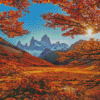 Fall In Mountain Diamond Paintings