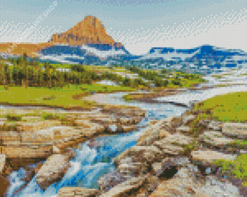 Glacier Montana Art Diamond Paintings
