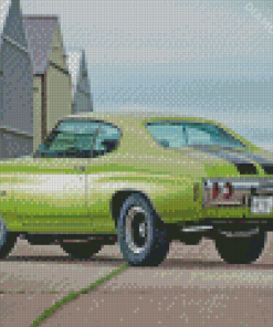 Green Chevy Chevelle Ss Diamond Painting