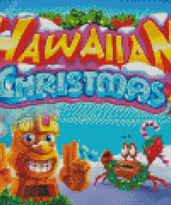 Hawaiian Christmas Poster Diamond Paintings