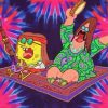 Hippie SpongeBob Stoner Diamond Painting