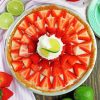Lemon And Strawberry Pie Diamond Painting