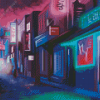 Neon Korea Night Diamond Paintings