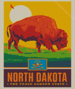North Dakota Poster Diamond Paintings