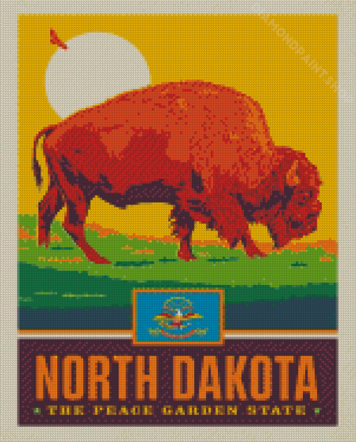 North Dakota Poster Diamond Paintings