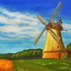 Old Abstract Windmills Diamond Paintings