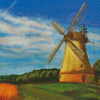 Old Abstract Windmills Diamond Paintings