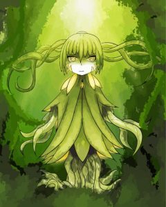 Plant Girl Diamond Paintings
