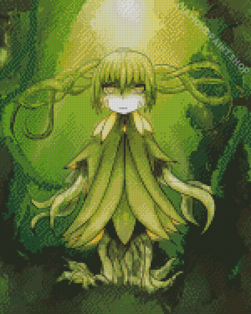 Plant Girl Diamond Painting