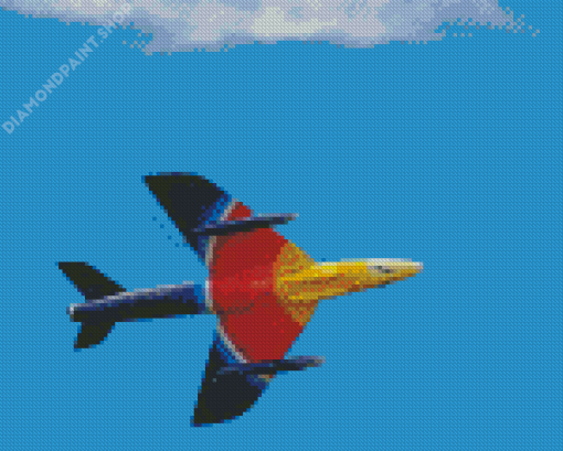 Rainbow Hawker Hunter Diamond Painting
