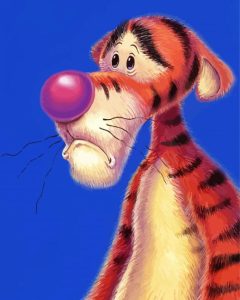 Sad Tigger Diamond Paintings
