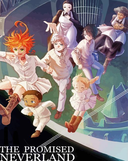 The Promised Neverland Manga - Diamond Paintings 