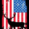 Usa Flag Deer Diamond Paintings
