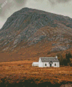 White House In Front Of Munro Mountain Diamond Paintings