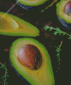 Avocado Fruit Diamond Painting